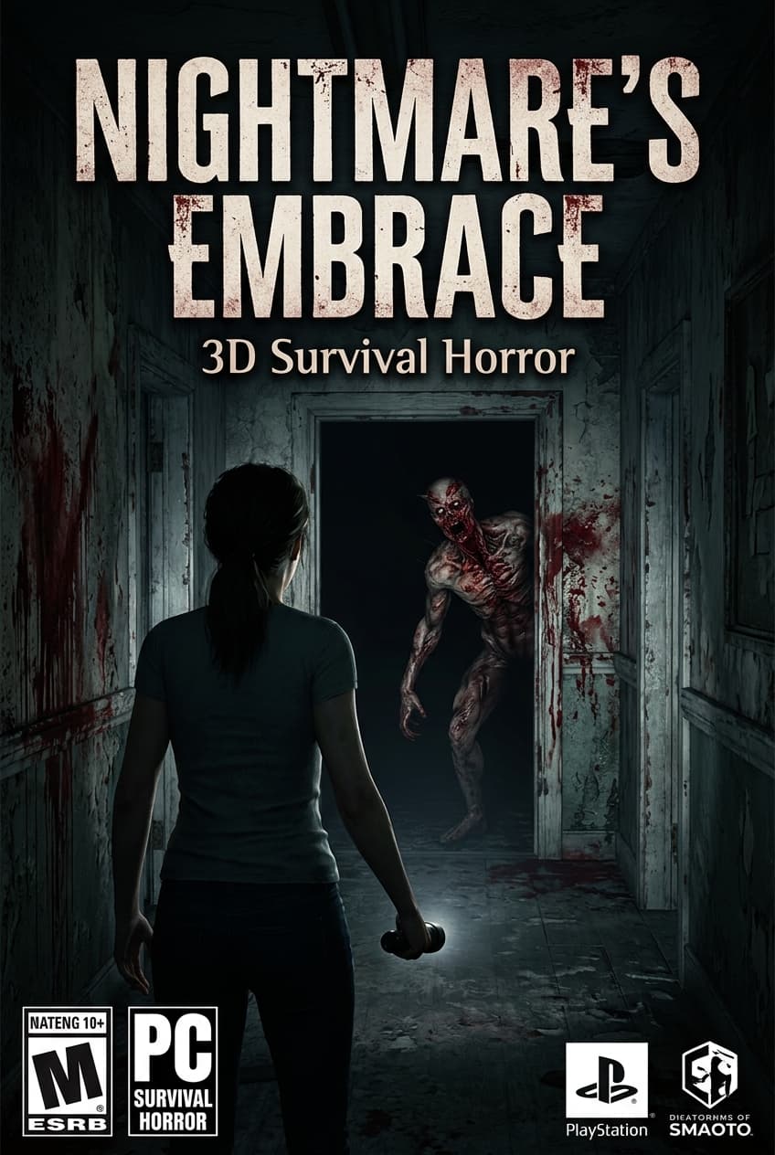 Nightmare's Embrace survival horror cover artwork